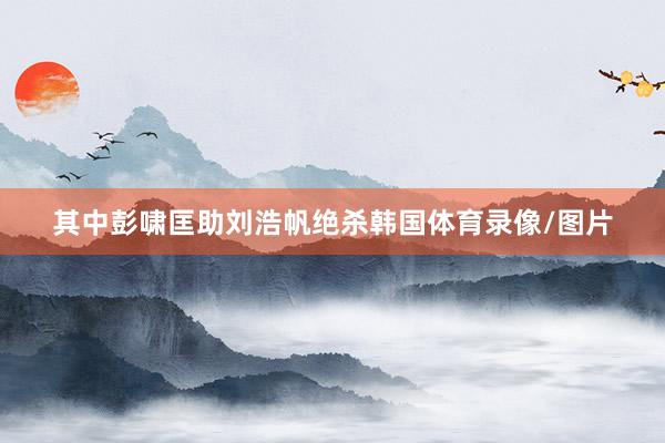 其中彭啸匡助刘浩帆绝杀韩国体育录像/图片