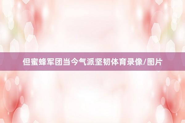 但蜜蜂军团当今气派坚韧体育录像/图片