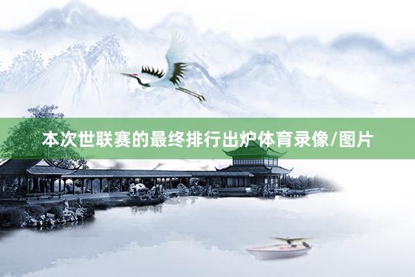 本次世联赛的最终排行出炉体育录像/图片