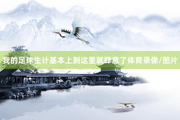 我的足球生计基本上到这里就肆意了体育录像/图片