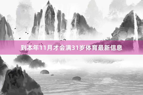 到本年11月才会满31岁体育最新信息