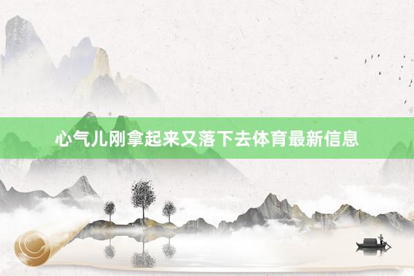 心气儿刚拿起来又落下去体育最新信息