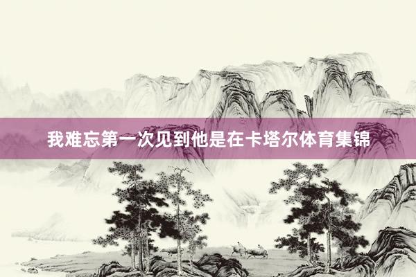 我难忘第一次见到他是在卡塔尔体育集锦