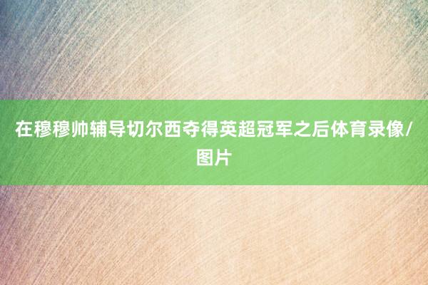 在穆穆帅辅导切尔西夺得英超冠军之后体育录像/图片